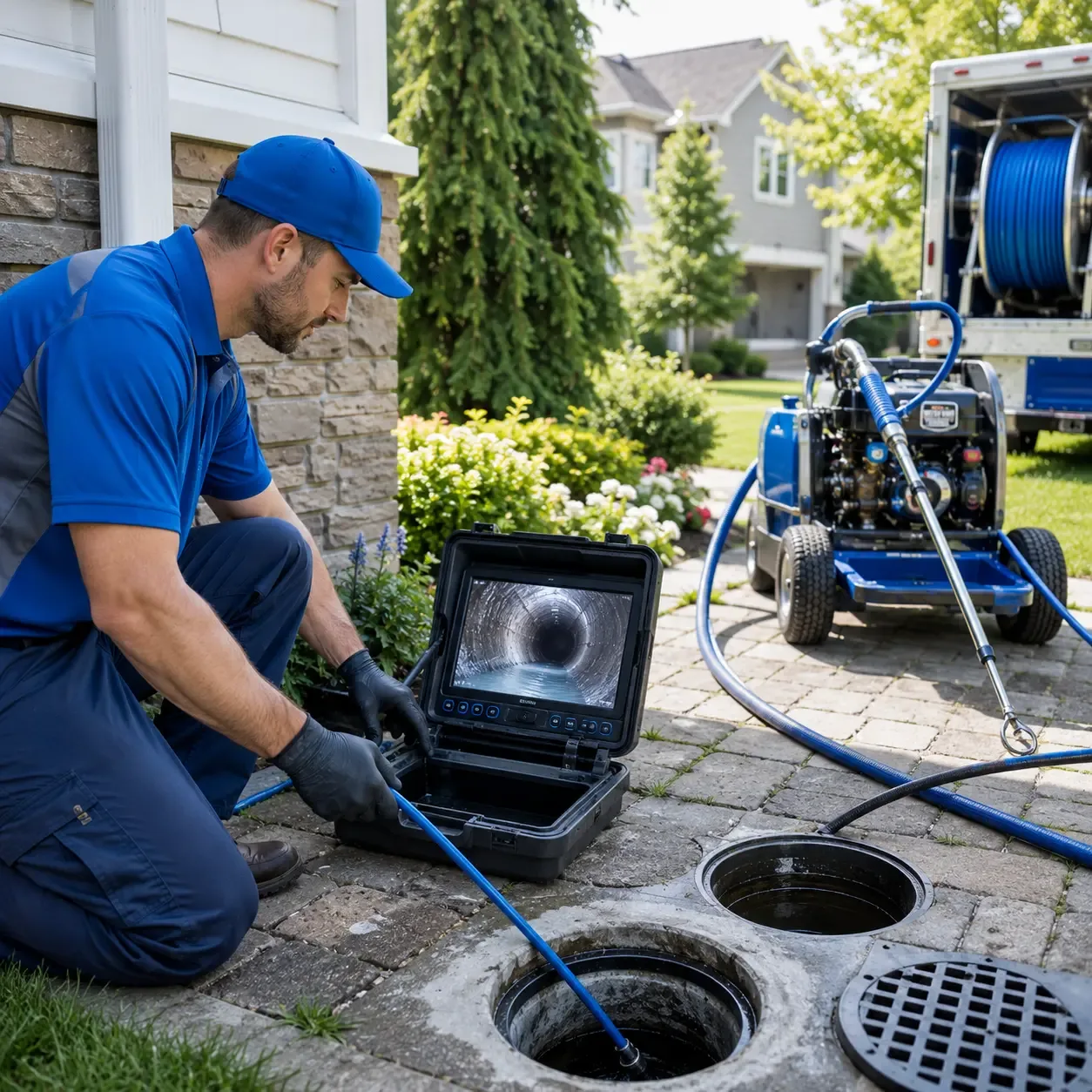 Outdoor drain cleaning professionals serving Devens, MA